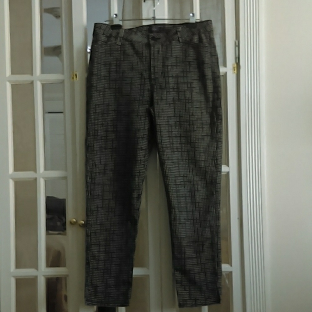 NYDJ checked ankle pant